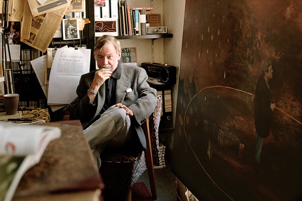 Peter Corrigan in his office