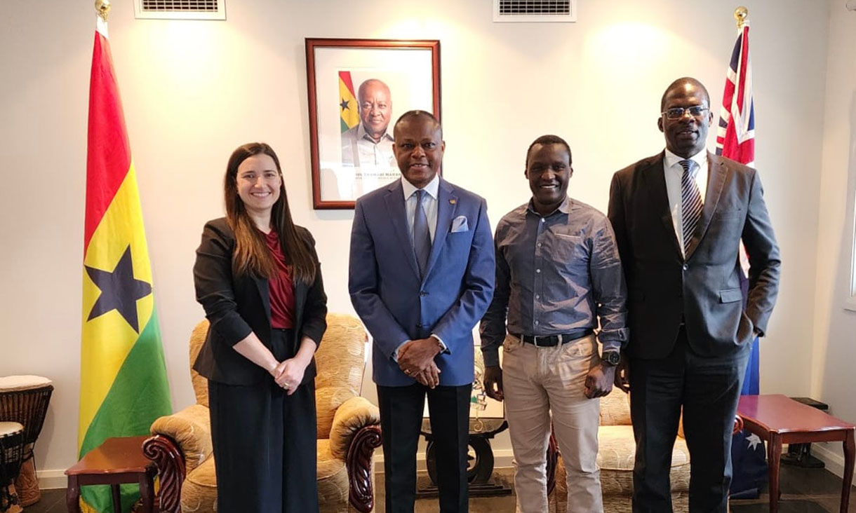 RMIT University CAE meet with The Ghana High Commission to Australia in July 2025