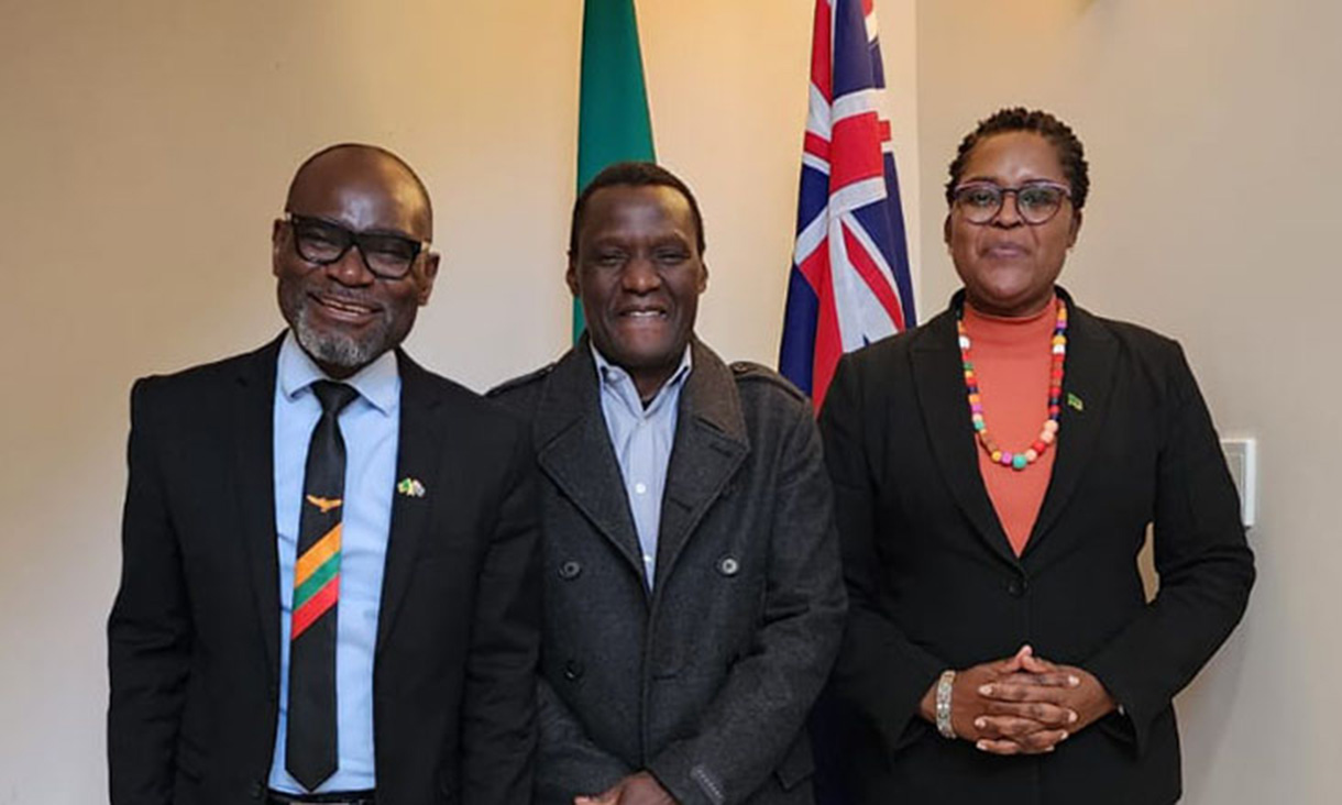 RMIT University CAE meet with the High Commission of Zambia to Australia in July 2025