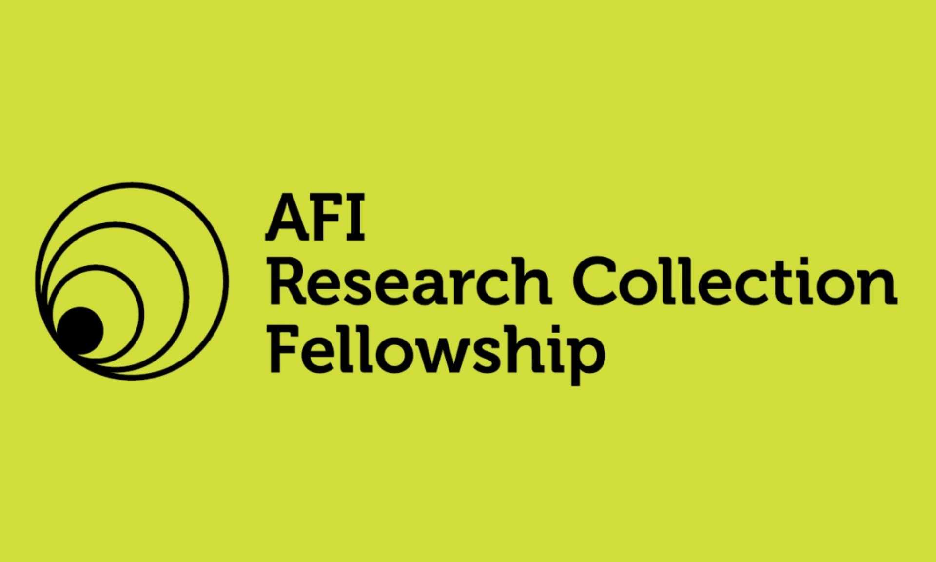 AFI Research Collection Fellowship logo
