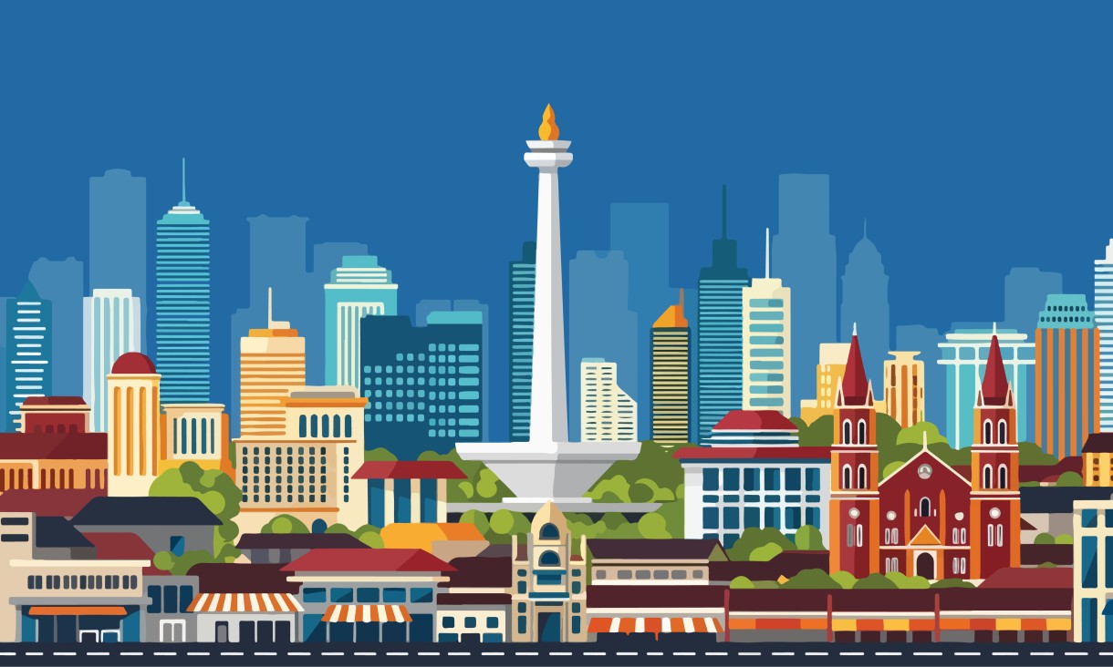 skyline of jakarta