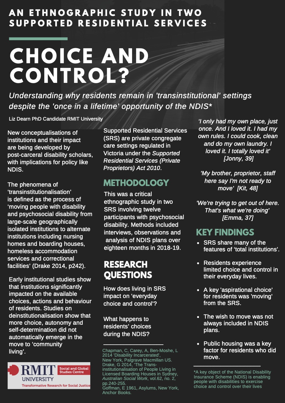 Choice and Control Poster