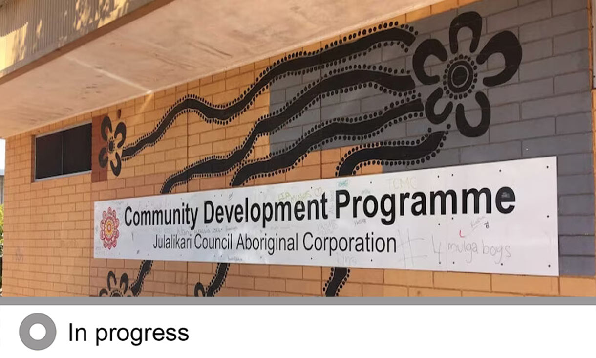 Promise check: Scrap the Community Development Program - RMIT University