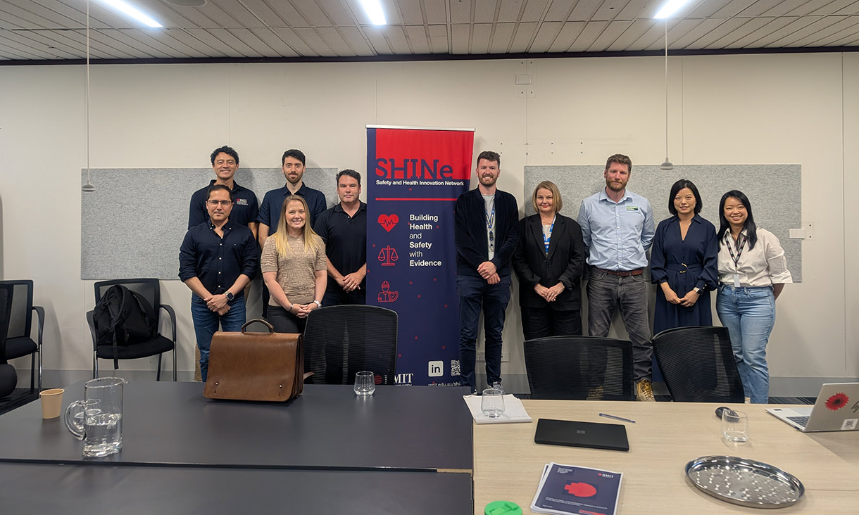Staff in a meeting room