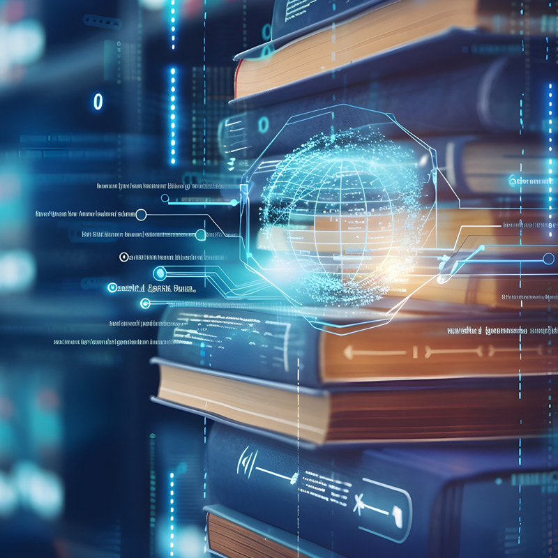 Futuristic Remote Learning Hub with Video Lessons Quizzes and Discussion Forums for Distance Education