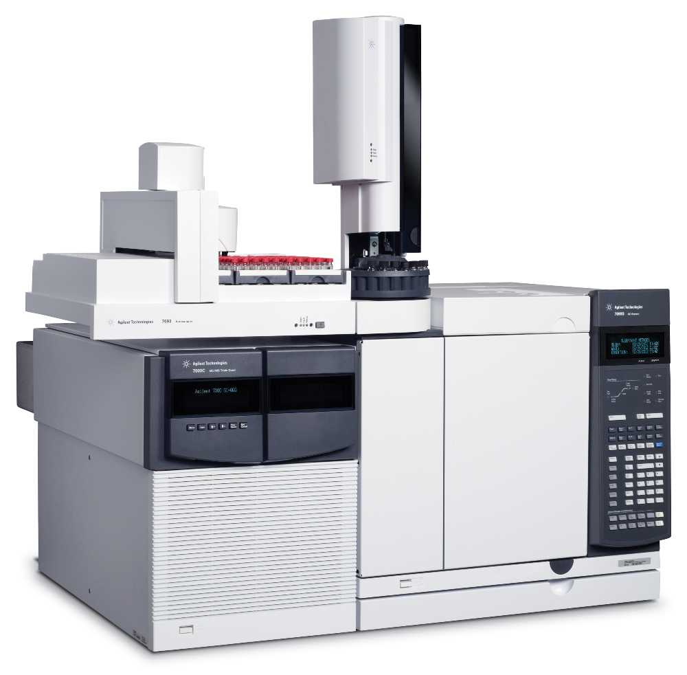 Gas Chromatography Mass Spectrometry (GCMS) Triple Quad with autosampler, 7890  GC/7000C  MS/MS, Agilent