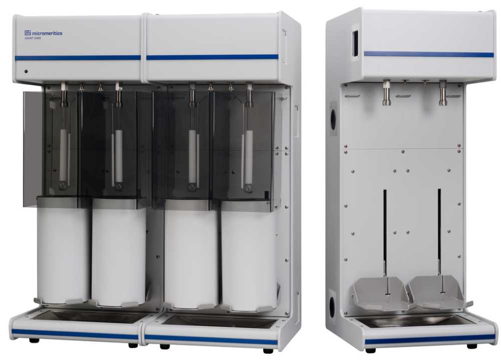 Surface Area and Porosimetry Analyser (BET), ASAP 2460, Micromeritics
