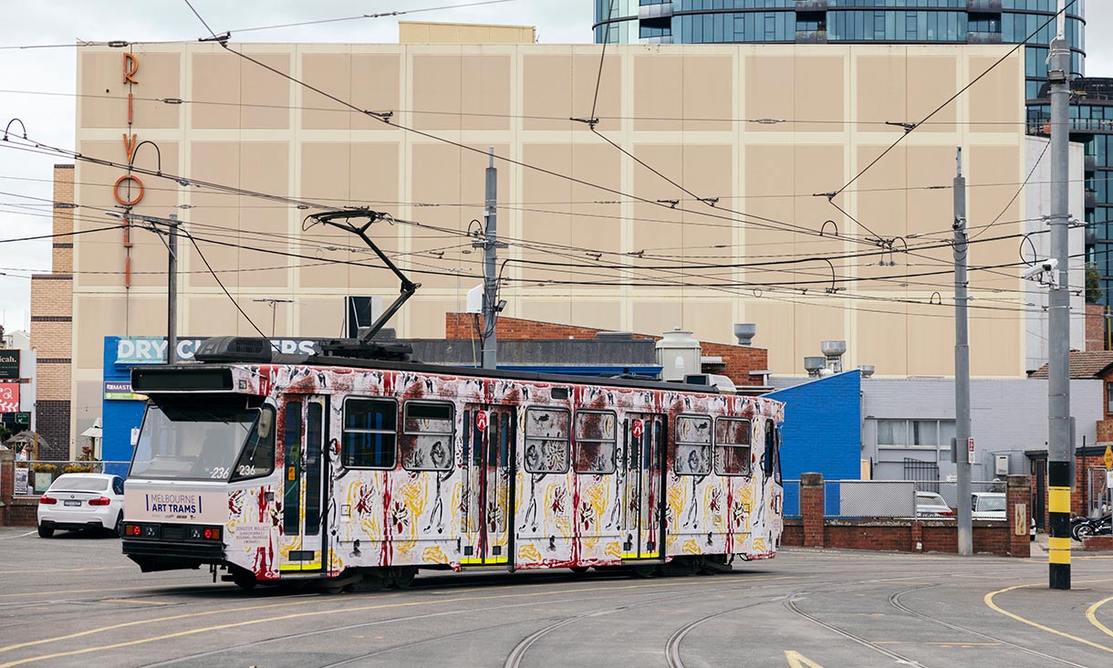 RISING 2025 First Peoples Melbourne Art Trams - Jennifer Mullet
