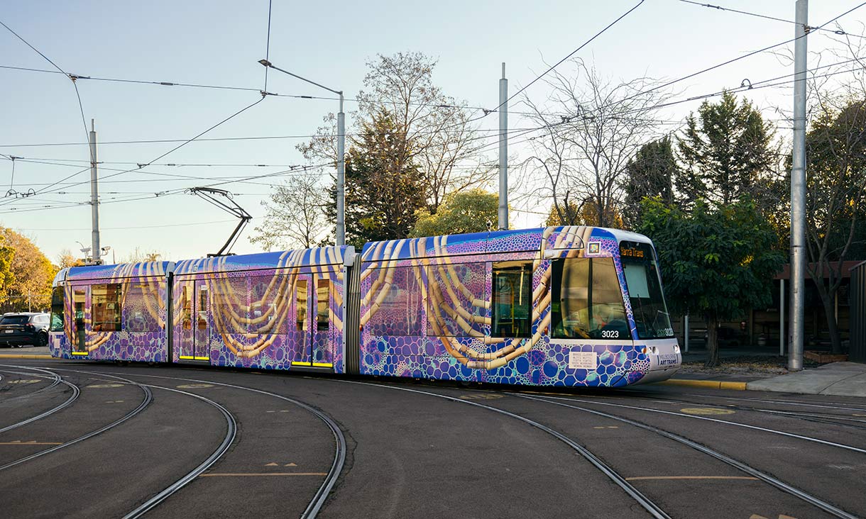 RISING 2025 First Peoples Melbourne Art Trams - Maree Clarke
