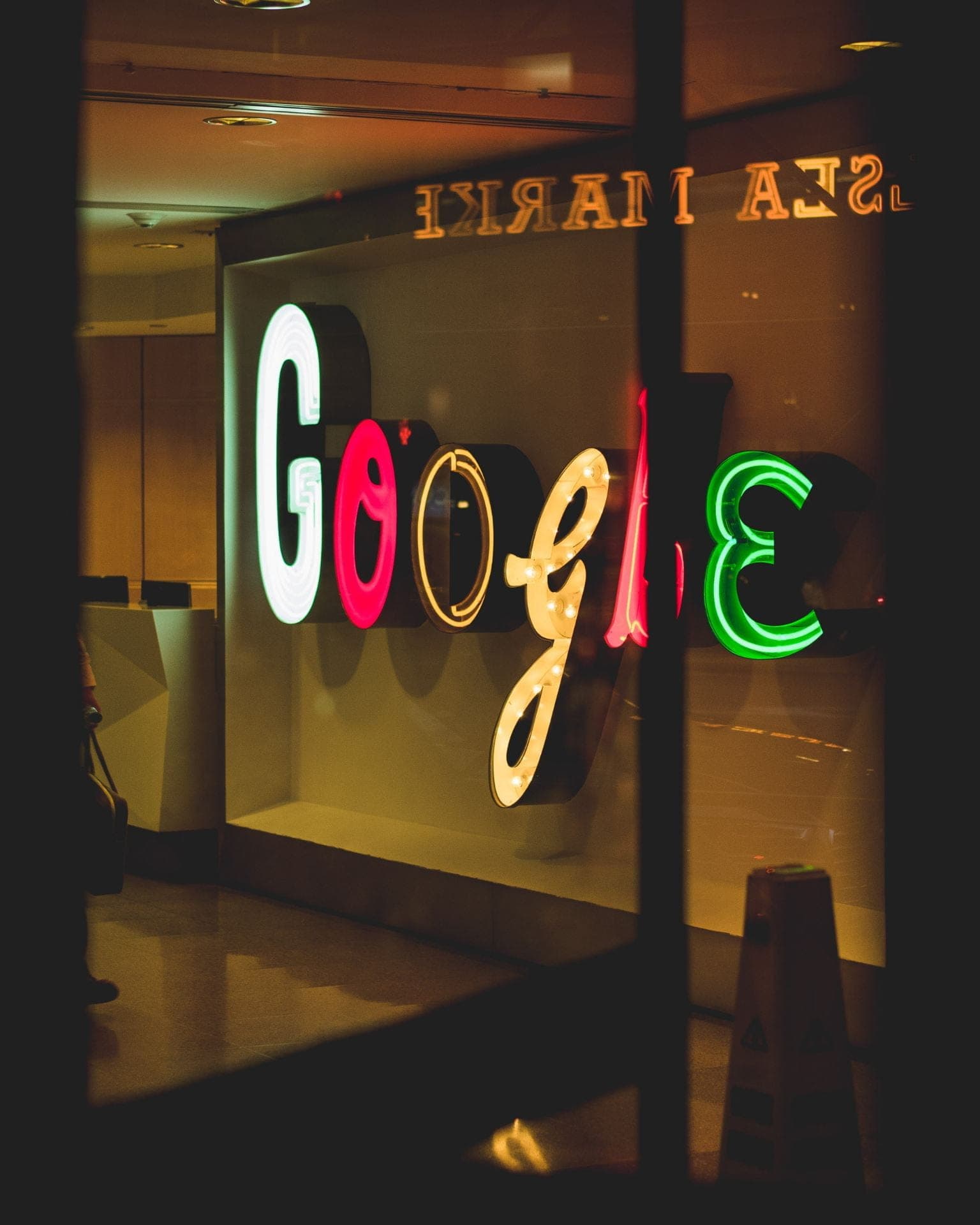 Neon Google Sign