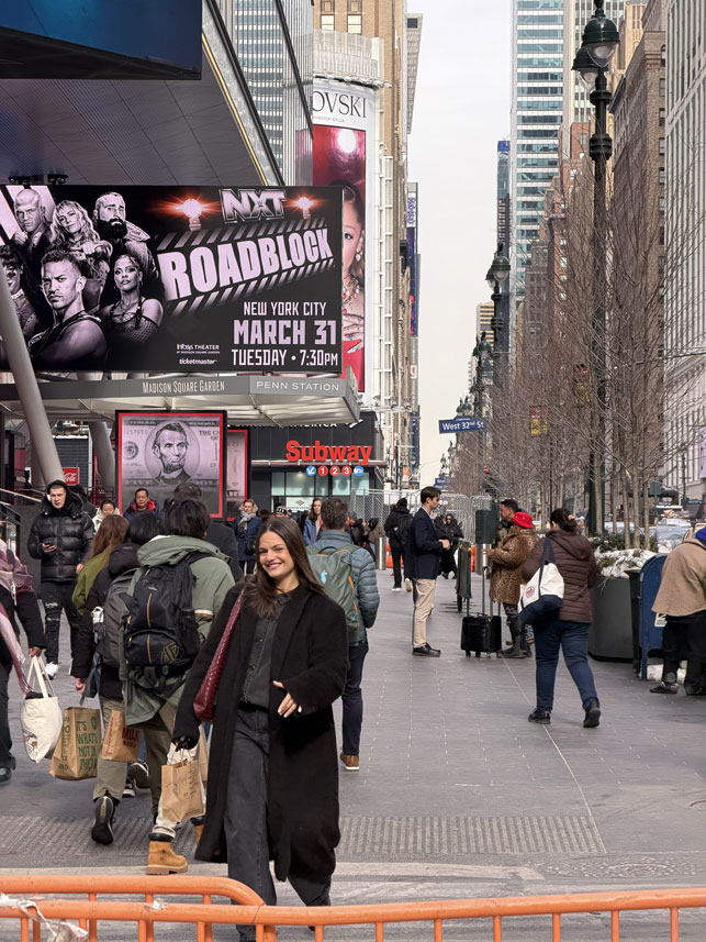 City of possibilities: Louise King navigating everyday life in New York City during her semester-long exchange.