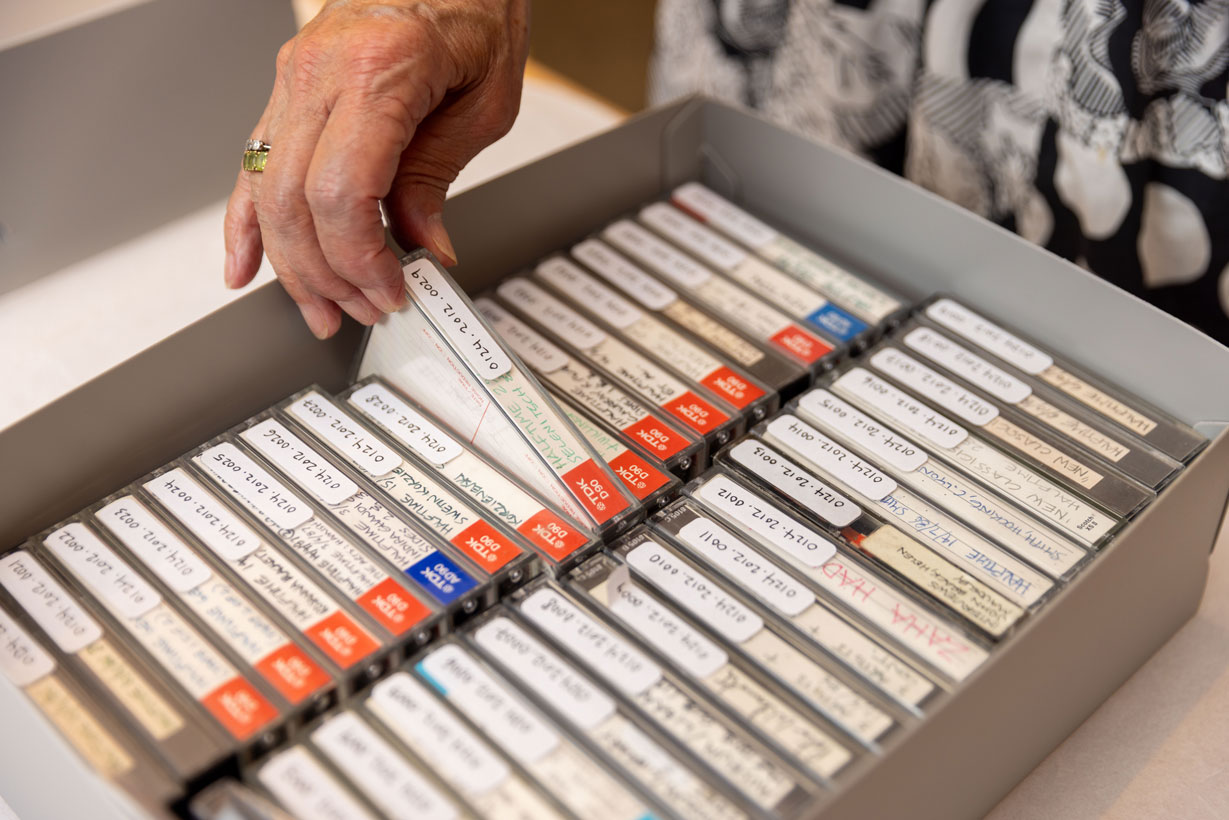 Voices from the past: Half-Time Club cassette tapes from 1979 that captured architects presenting and debating new projects.