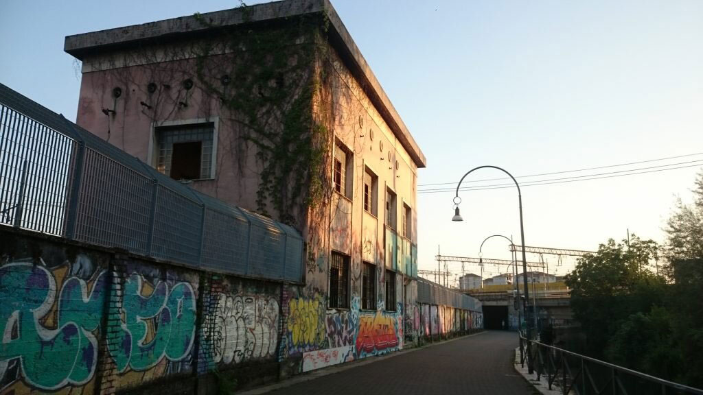  Street scene, Rovereto Milan