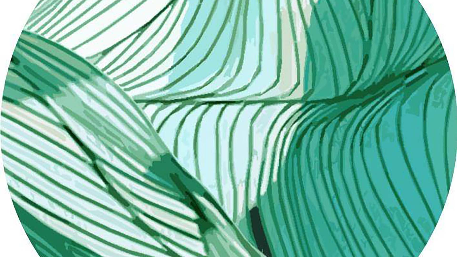 abstract leaf pattern