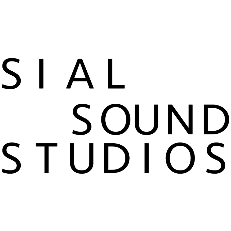 The words 'SIAL SOUND STUDIOS' in black letters on a white background