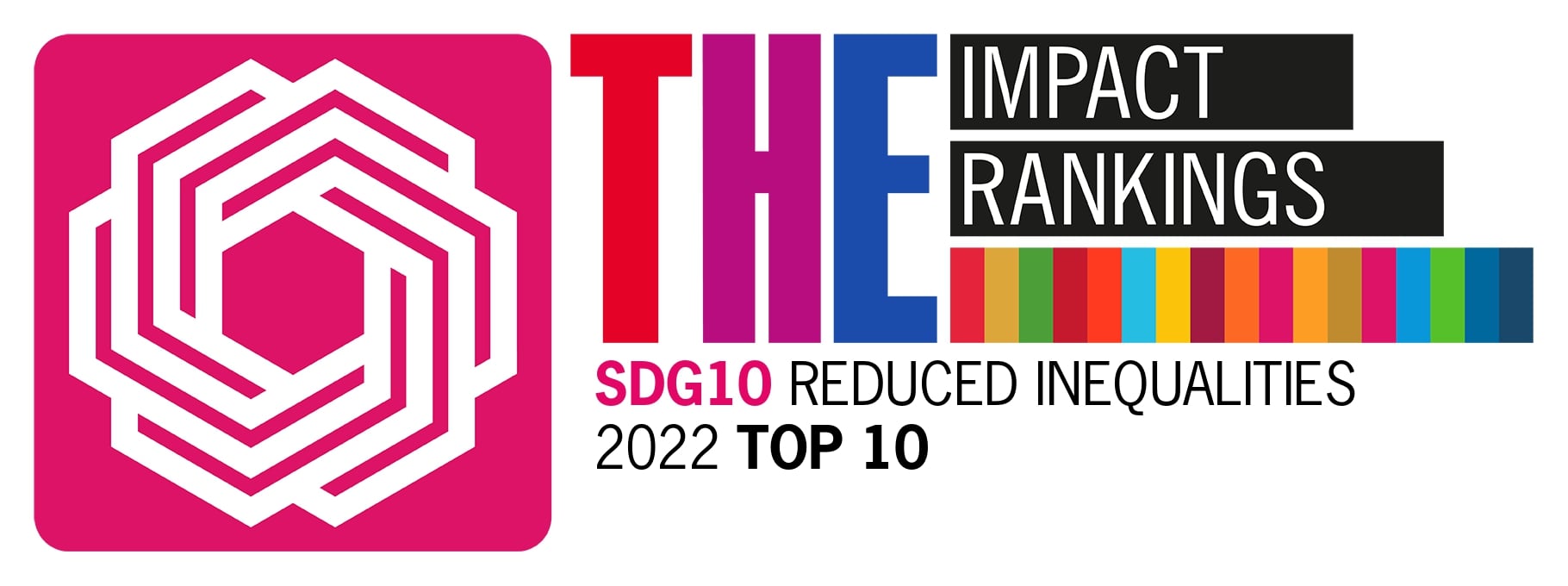 SDG's Goal 10: Reduce inequalities logo
