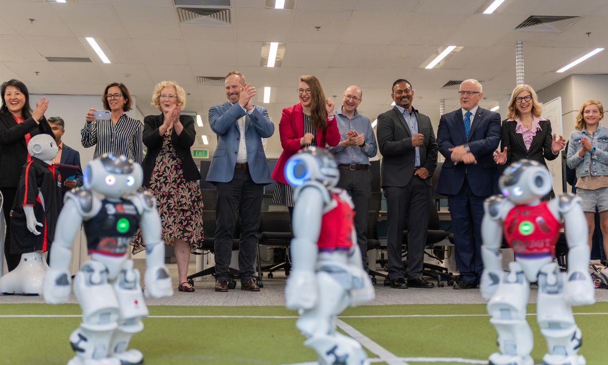 attendees at the NBN partnership event
