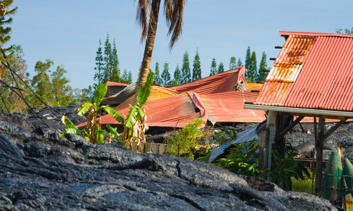 Disaster, Houses, Hawaii, Vulcano