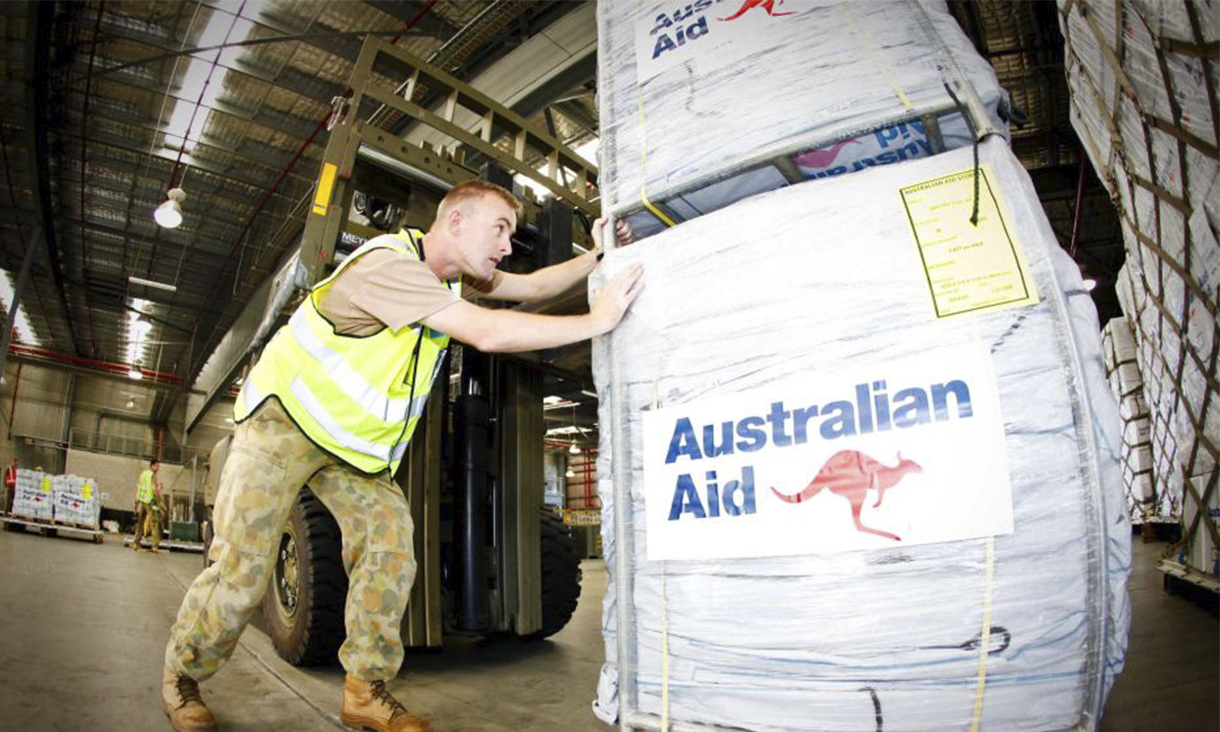 Worker, Australian Foreign Aid Packages