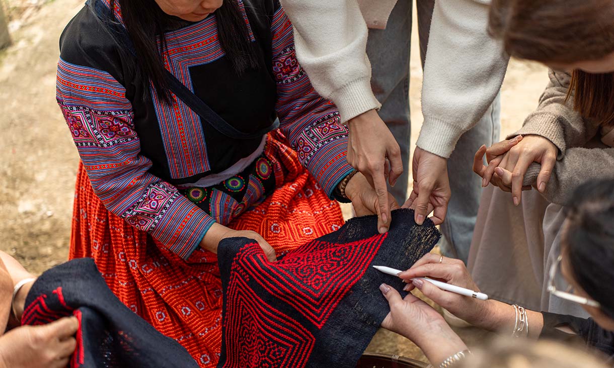 Researchers collaborated with traditional artisans in local communities to help preserve Vietnam's rich cultural heritage.