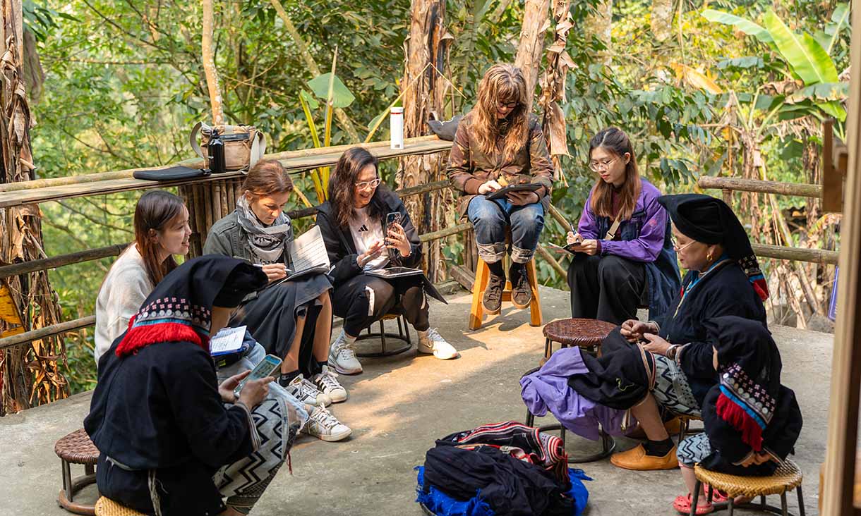 Researchers collaborated with traditional artisans in local communities to help preserve Vietnam's rich cultural heritage.