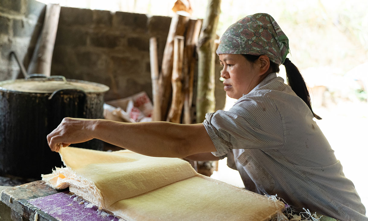 Researchers collaborated with traditional artisans in local communities to help preserve Vietnam's rich cultural heritage.