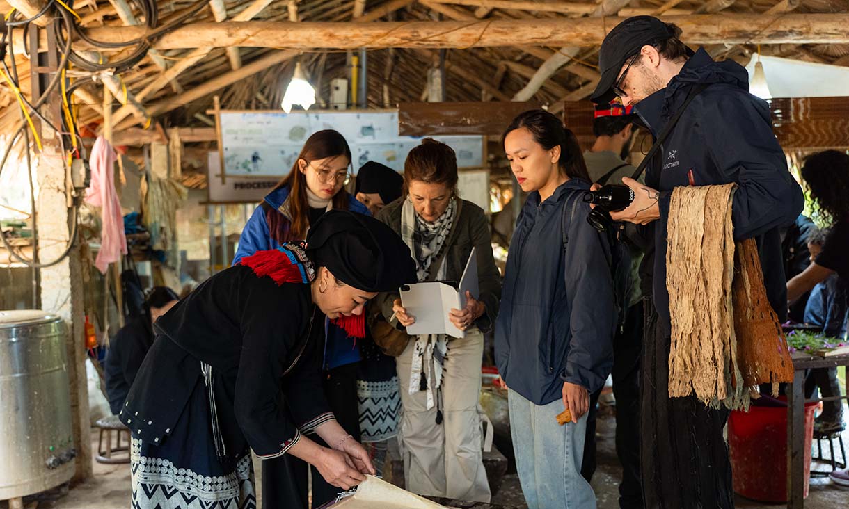 Researchers collaborated with traditional artisans in local communities to help preserve Vietnam's rich cultural heritage.