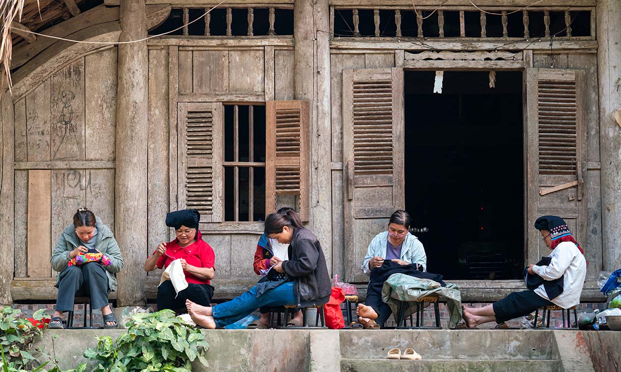 Researchers collaborated with traditional artisans in local communities to help preserve Vietnam's rich cultural heritage.