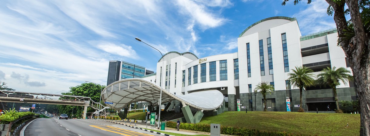 Front of Singapore Institute of Management.