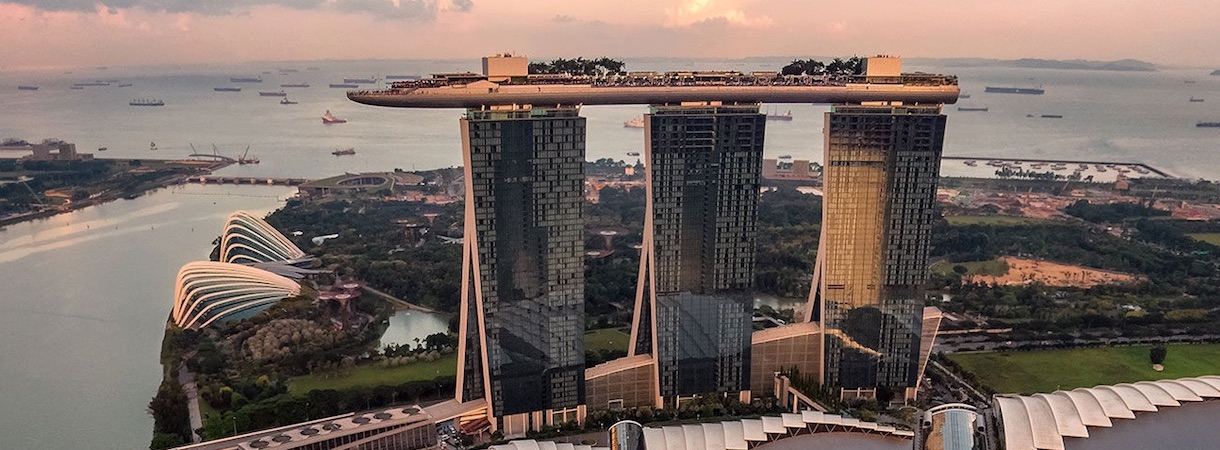 Aerial view of Singapore Institute of Management.