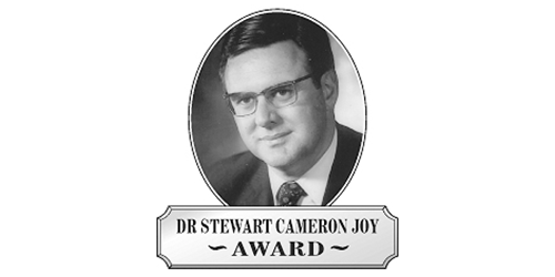 Dr. Stewart Cameron Joy Award logo