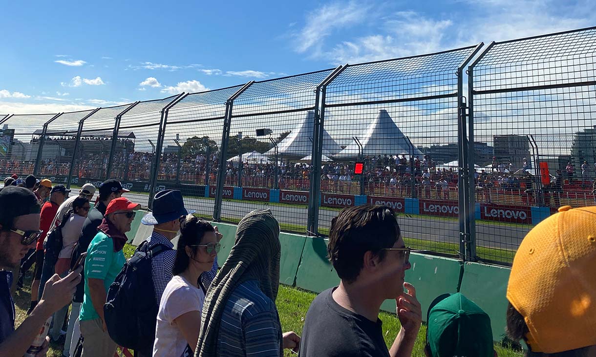 Trackside at Formula 1 Grand Prix