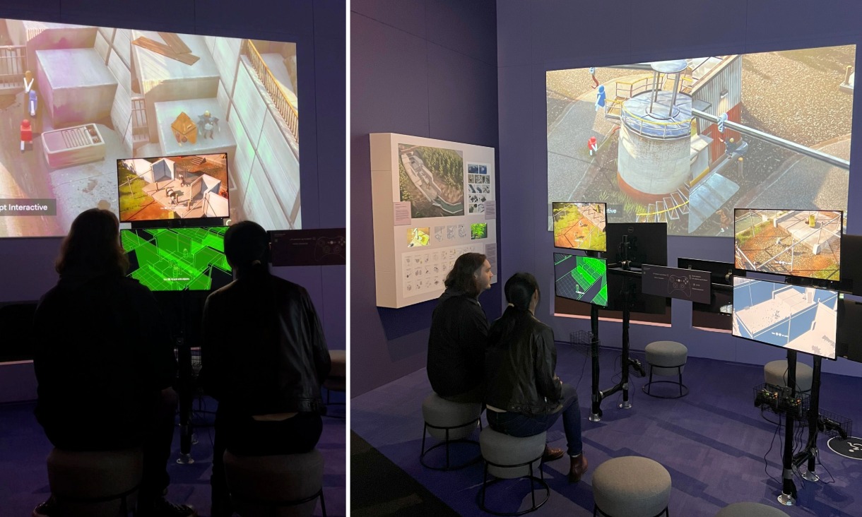 Prototype game 2pt Interactive, developed by RMIT Alumni, Alexander Perrin and Joshua Tatangelo.