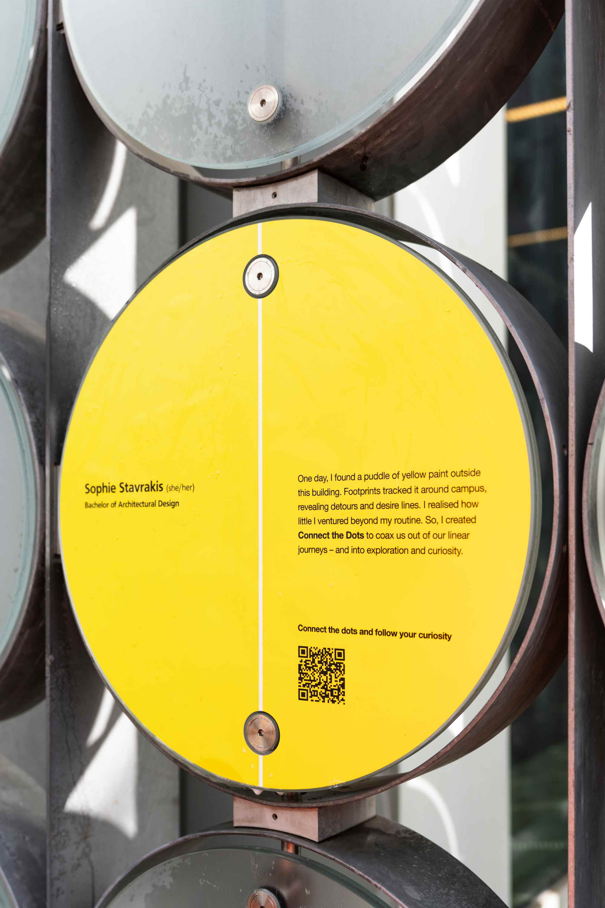 Sophie Stavrakis - Connect the Dots artwork featured on the RMIT Design Hub