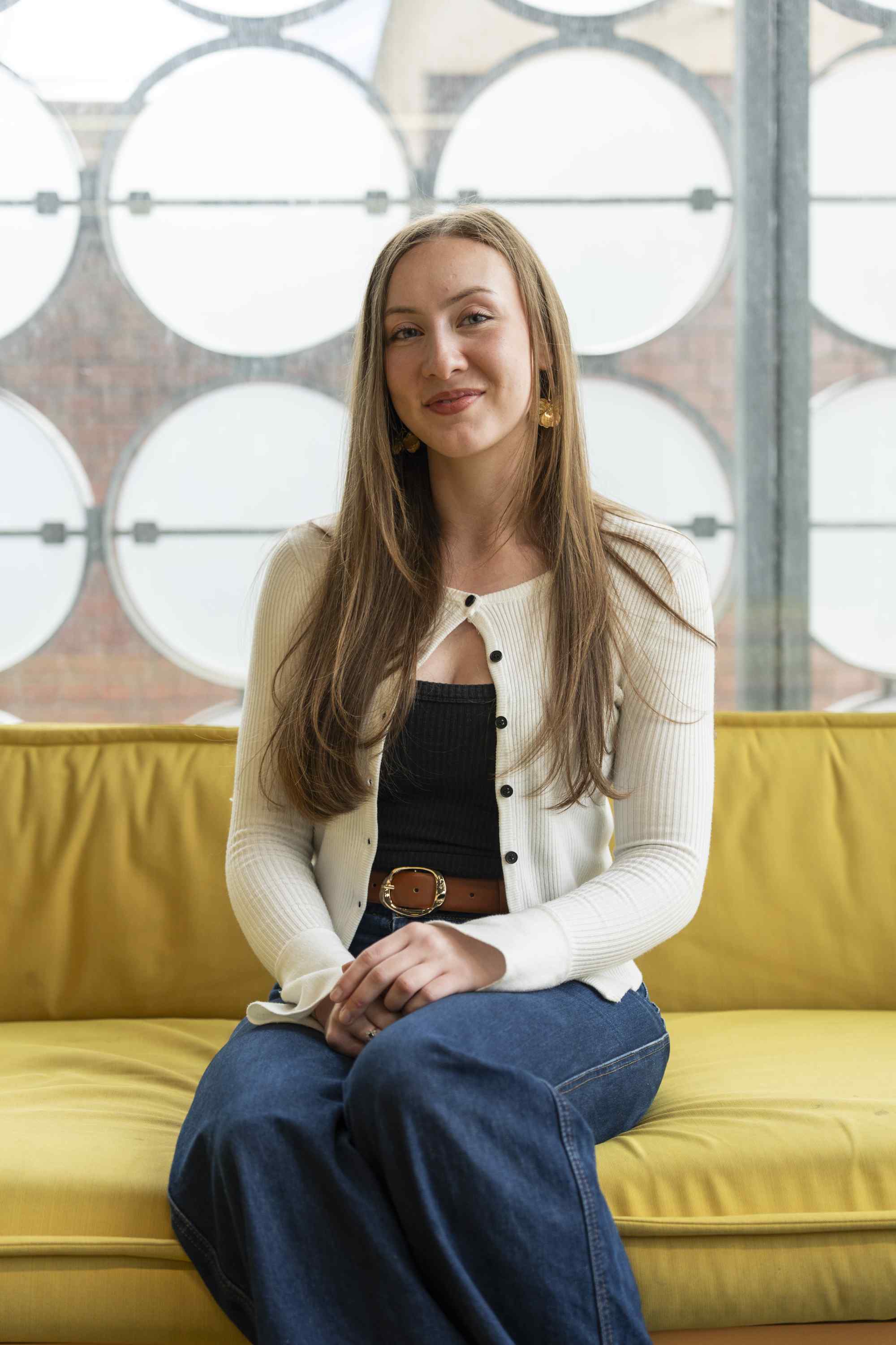 Sophie Stavrakis, artist behind Connect the Dots and current RMIT Master of Architecture student.