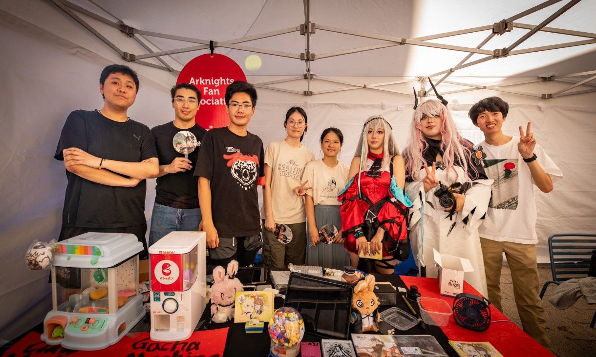 Arknights Fan Society stall at the 2025 RMIT Campus Fest.