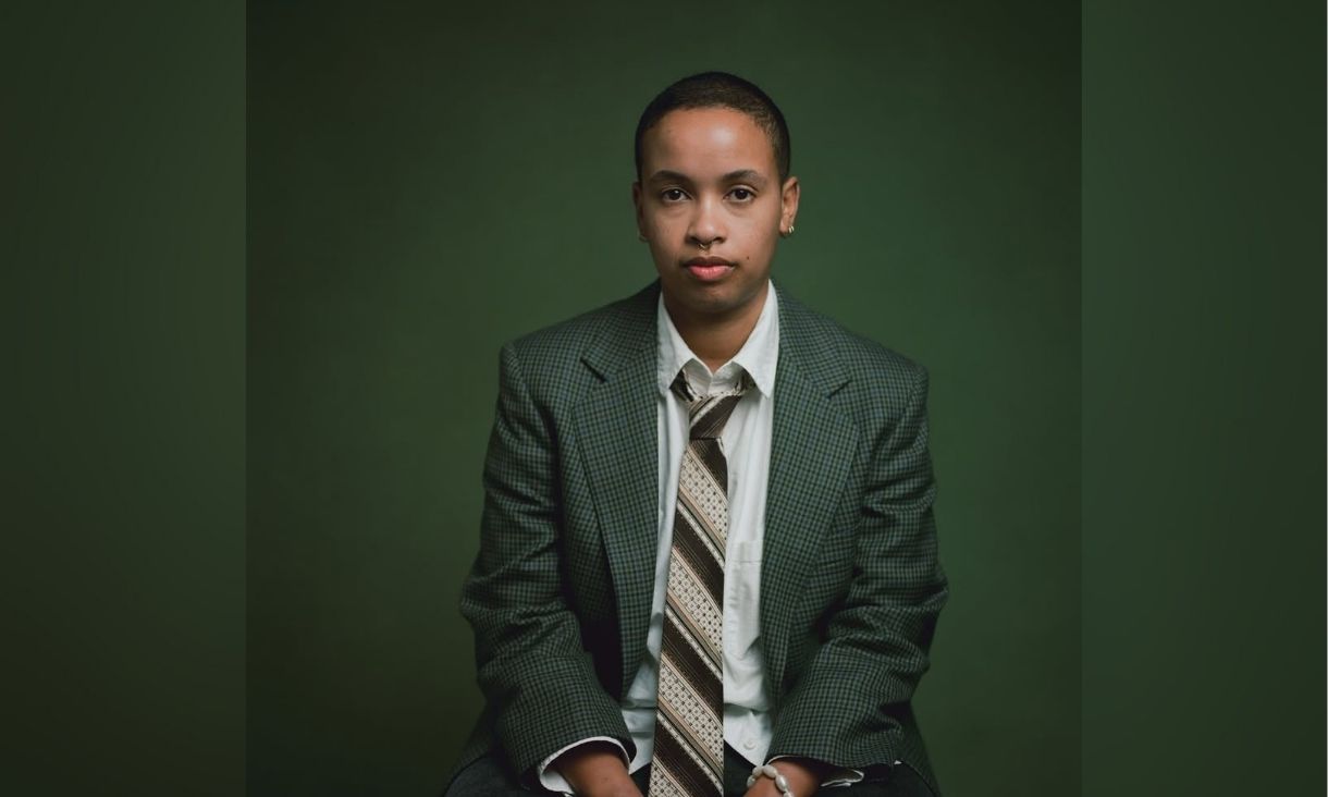 Mimo Mukii looking at camera