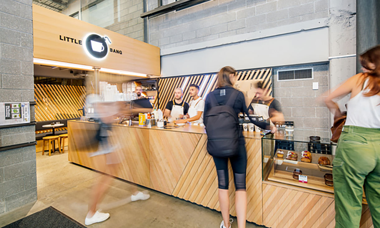 Little Bang Expresso coffee shop in RMIT's City campus