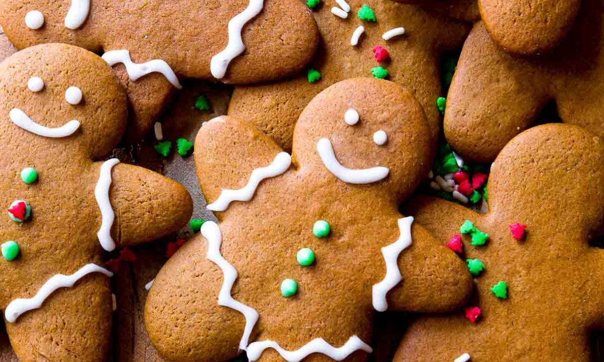 Gingerbread decorated for Christmas