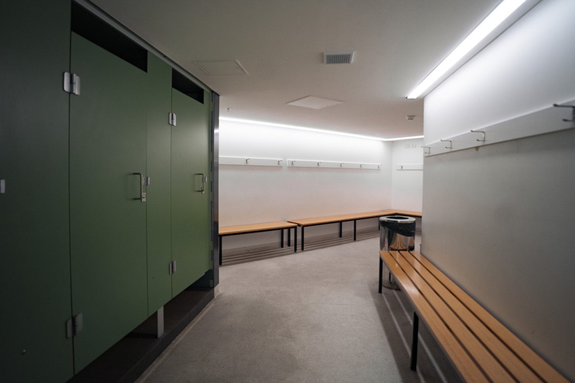 Change rooms at Active Hub.