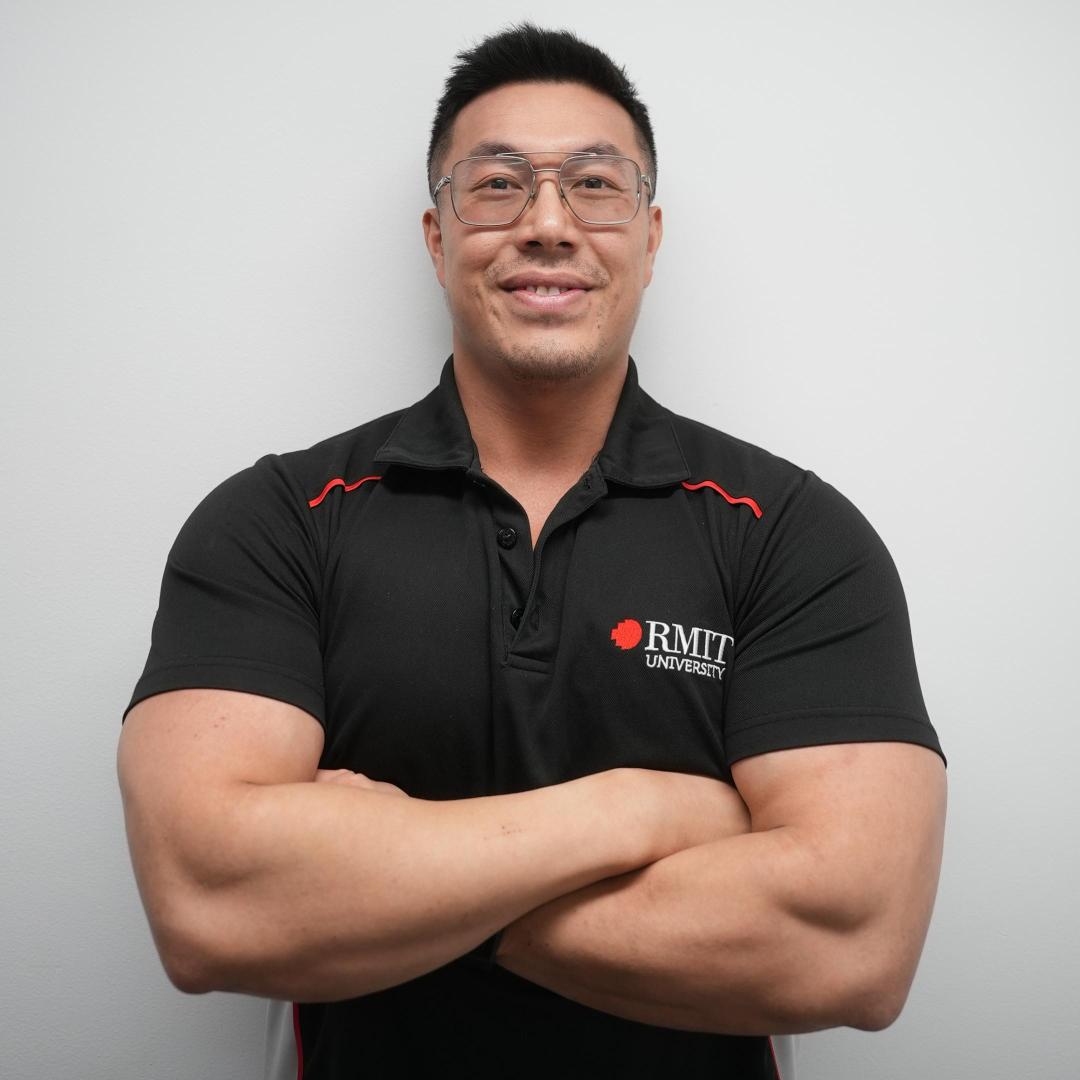 RMIT Active Hub personal trainer Tony Huynh