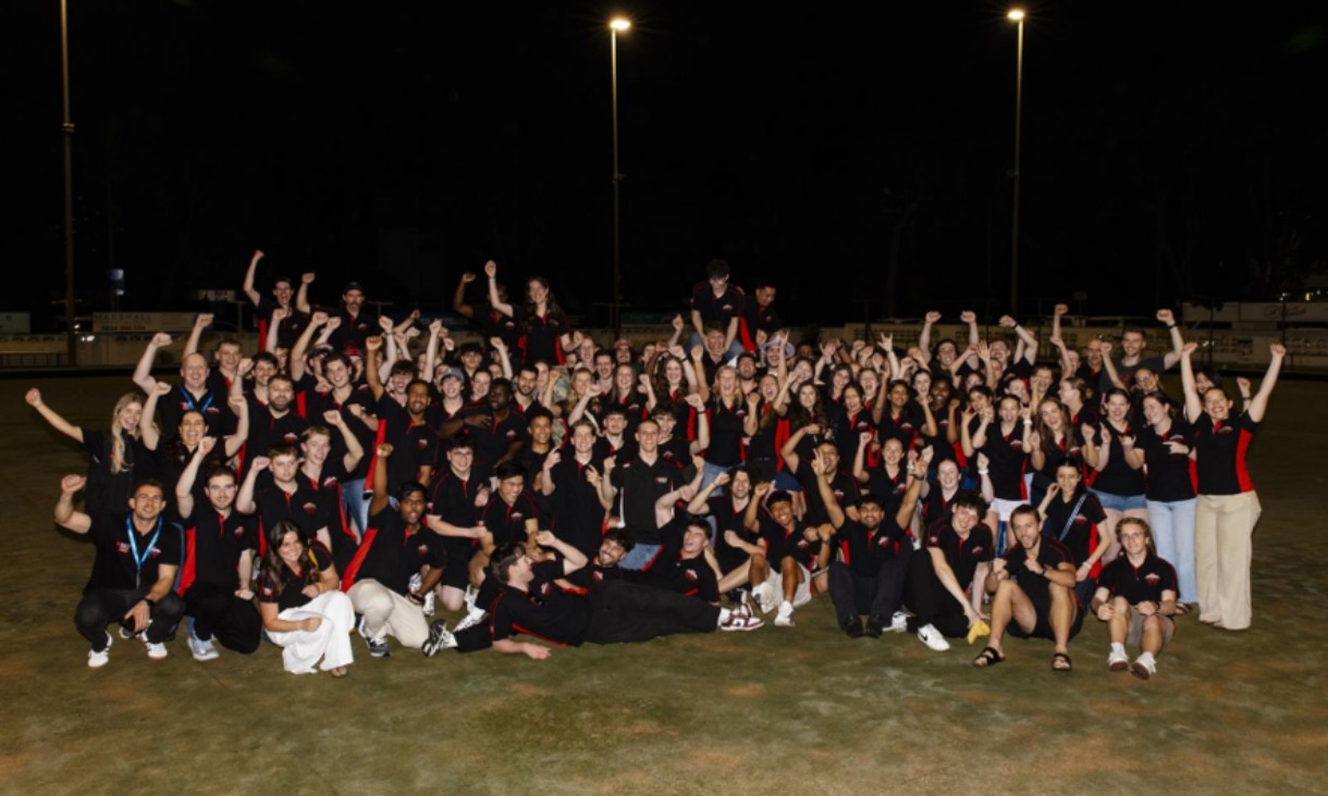 People sitting on grass