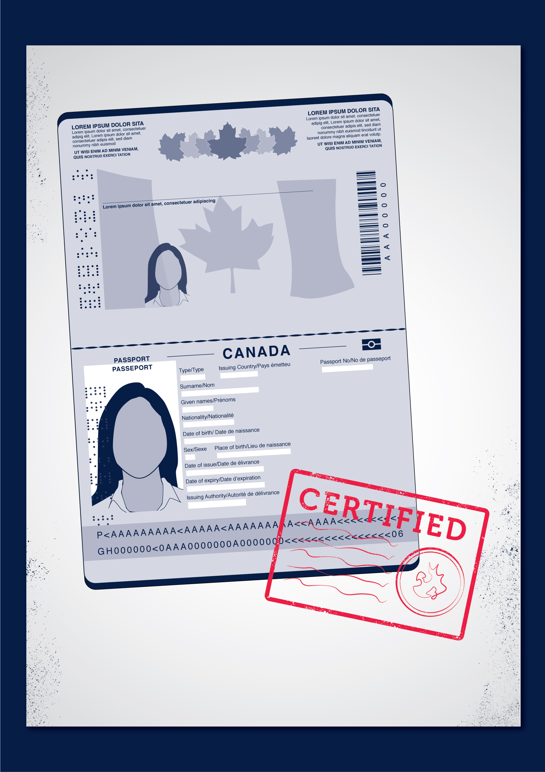 Certified passport