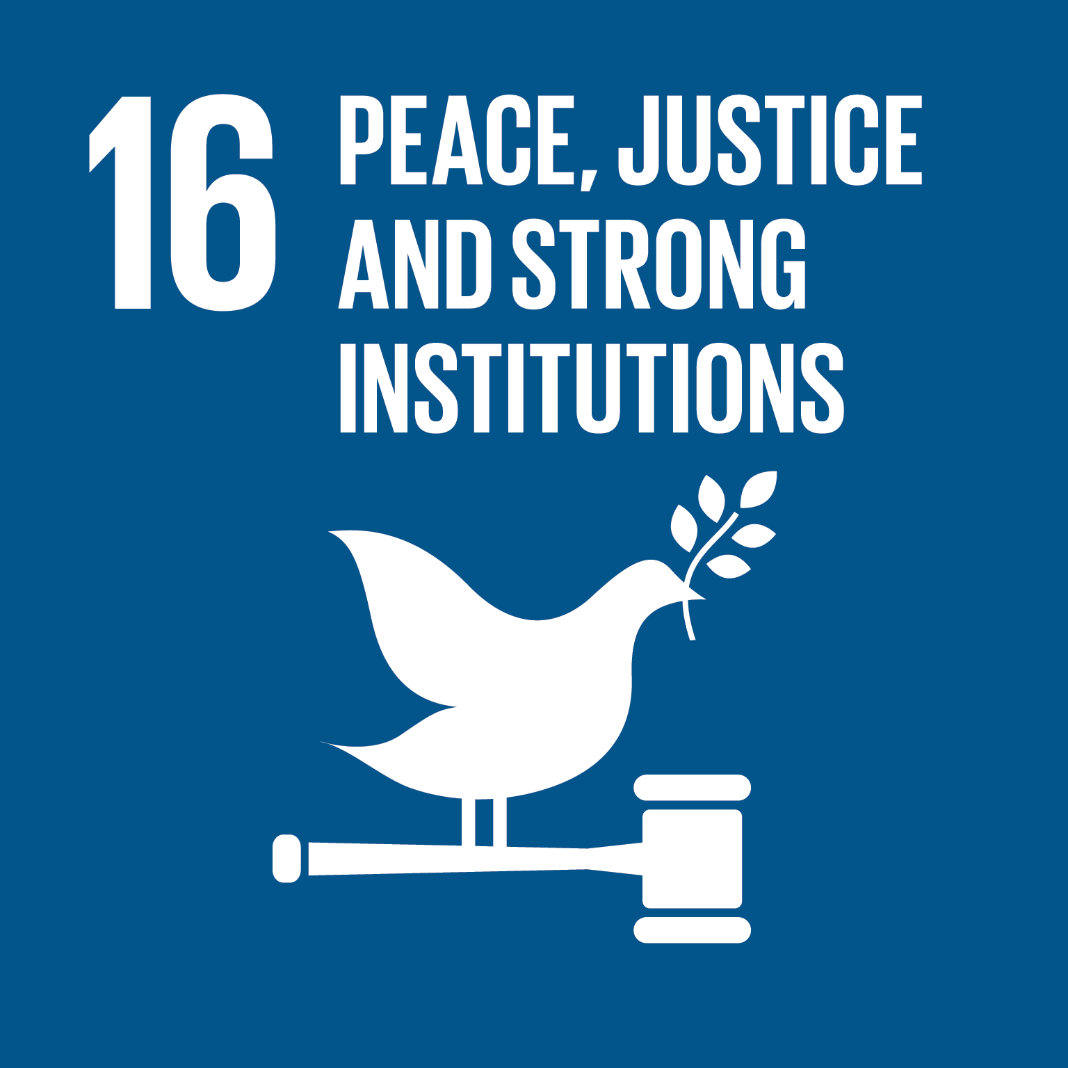 sustainable development goal 16 logo