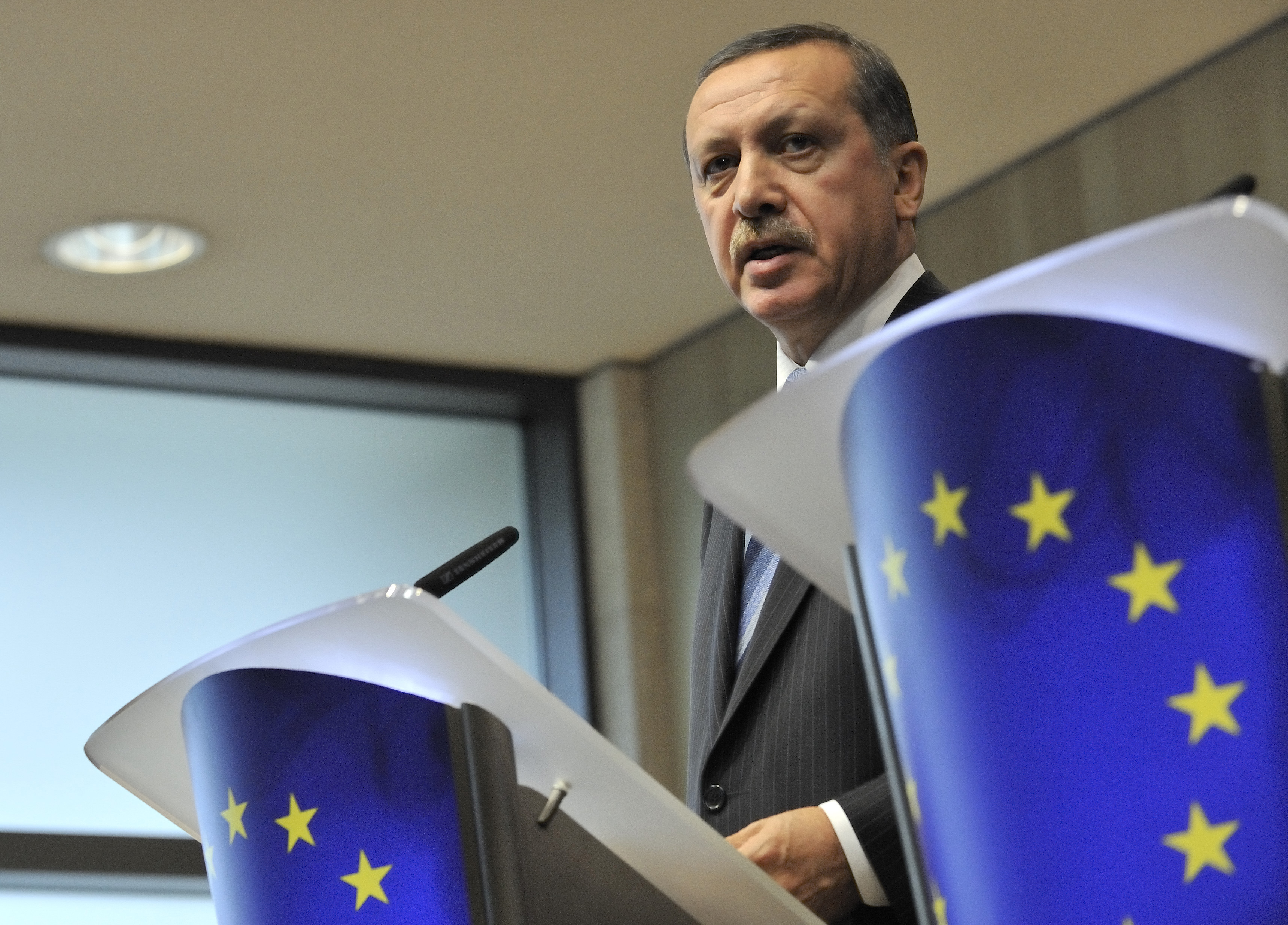 Recep Tayyip Erdogan at the EC