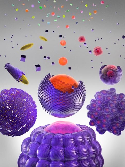 Purple nanostructures