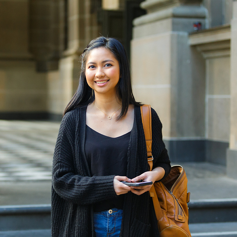 Portrait of Thea Mucas, Bachelor of Engineering (Environmental Engineering) (Honours) student at RMIT