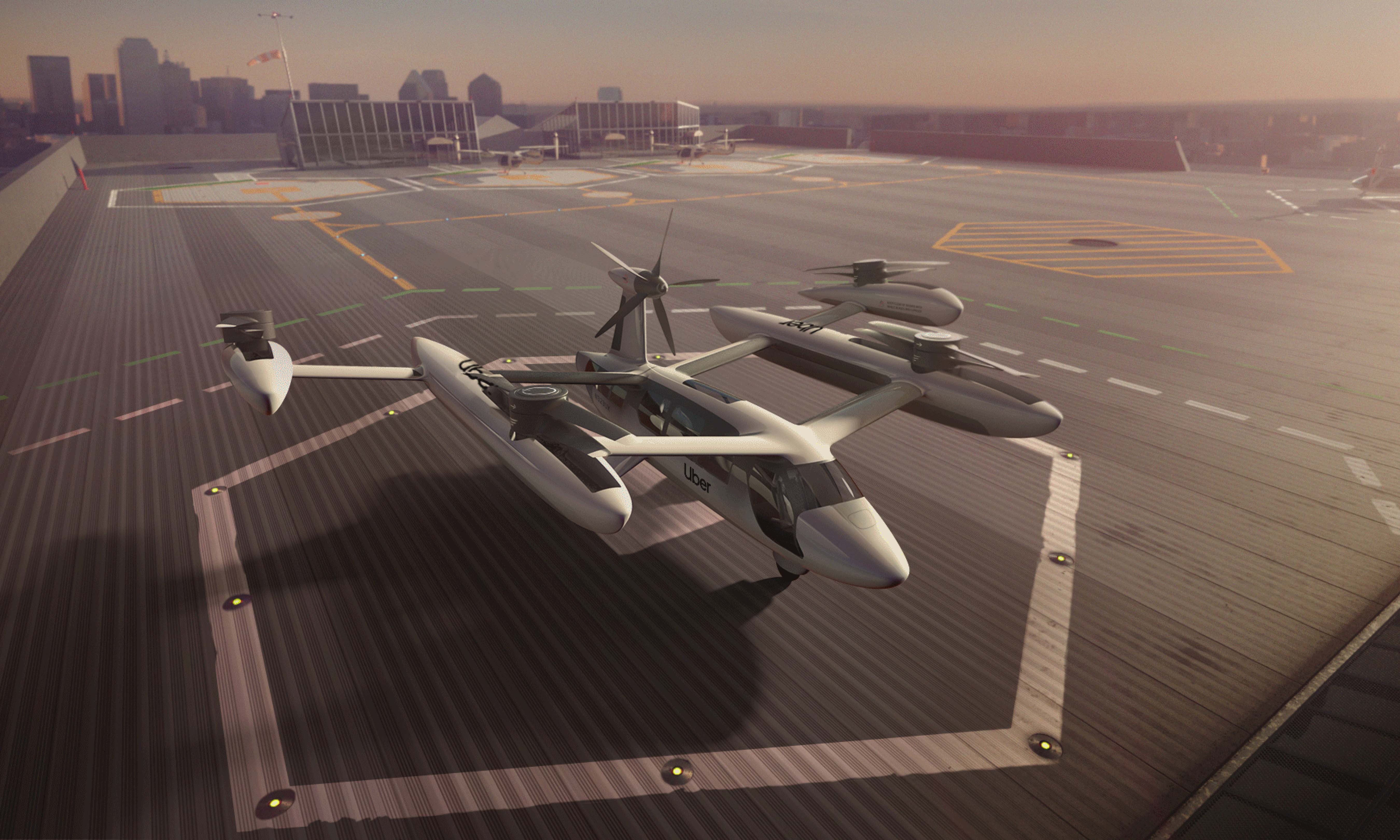 Uber Air is coming to Melbourne. The "flying taxi" scheme is expected to start testing in 2020. Photo: Uber