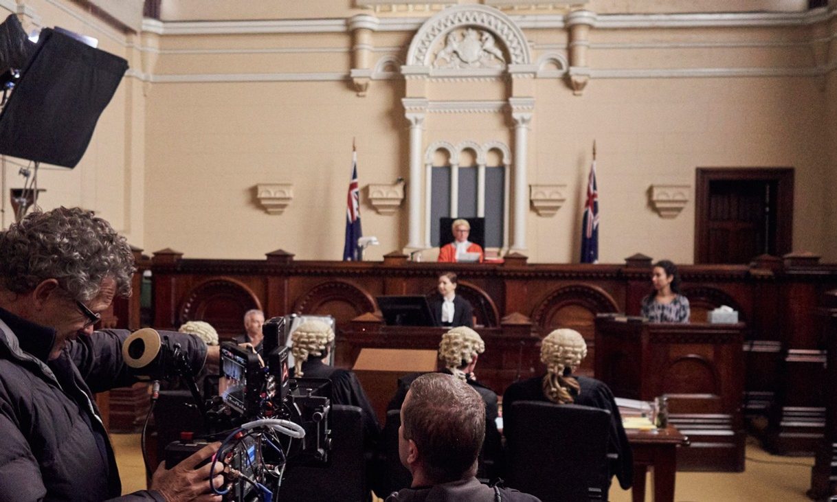 Newton's Law being filmed Some scenes were shot at RMIT’s city campus in the former Melbourne Magistrates’ Court