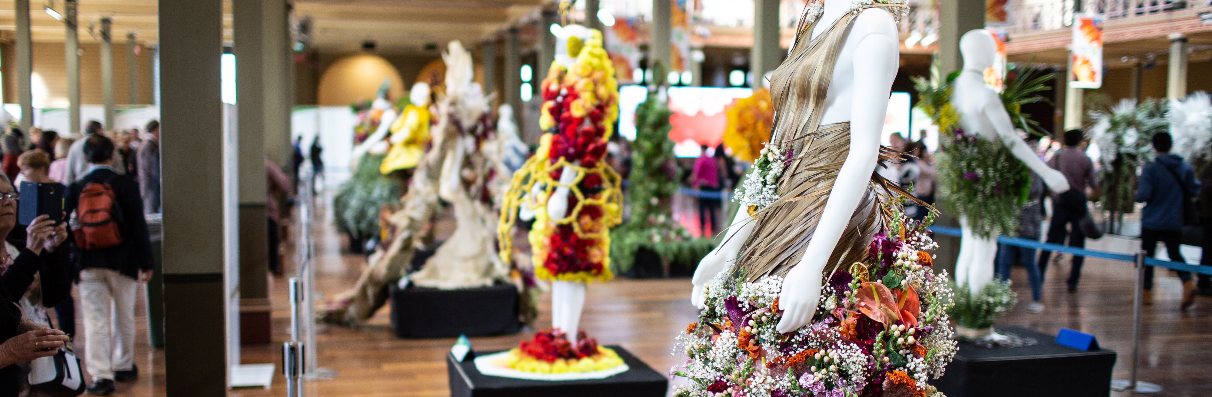 flower power: floral fashion at melbourne flower and garden show